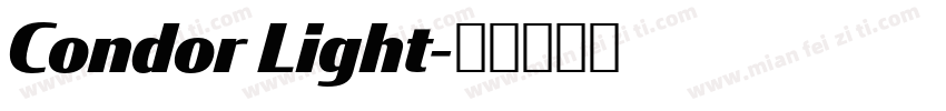 Condor Light字体转换